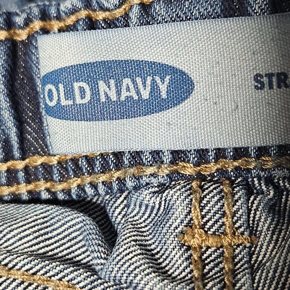 Old Navy Straight Toddler Jeans Size 18-24 Months Dark Wash Denim Pants Baby - Picture 3 of 5